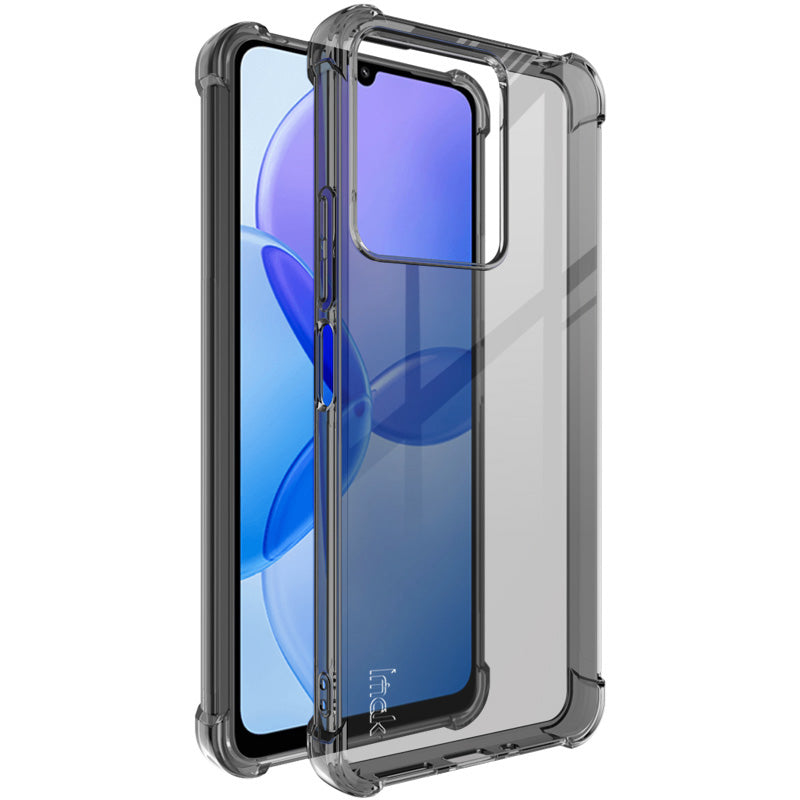 IMAK for Xiaomi Redmi 13C 5G / Redmi 13R 5G Clear TPU Case Anti-drop Airbag Protection - Transparent Black IMAK for Xiaomi Redmi 13C 5G / Redmi 13R 5G Clear TPU Case Anti-drop Airbag Protection - Transparent Black